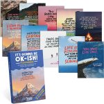 Em & Friends Pep Talk Postcard Book, 20 Postcards (2 Each 10 Styles), 5 x 7-inches